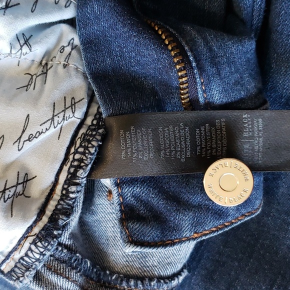 44-T💛 White House Black Market Feel beautiful Sz 10R Boot Leg Women's Jeans - Picture 8 of 8